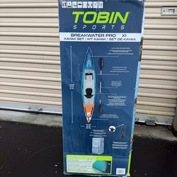 Tobin Sports Breakwater Pro X1 12 ft. Inflatable Kayak