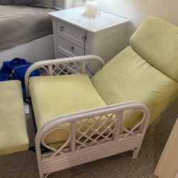 Wicker Recliner