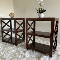 MODERN END Tables Pair