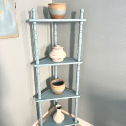 Shabby Chic 4 Tier Corner Shelf  