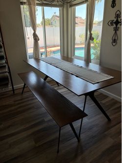Dining Table and Bench