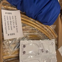 Party Wedding decorations- Arch And Cover Size 7.2 Tall, New In Box