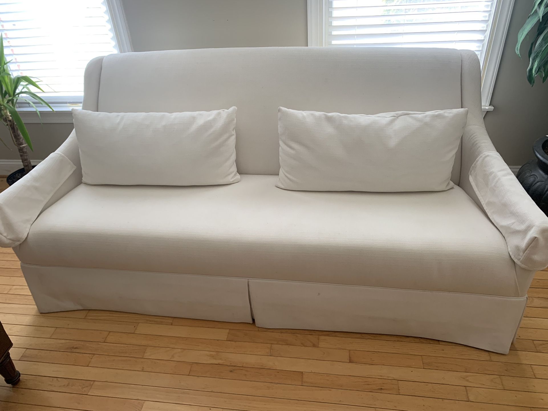 Custom Linen Sofa