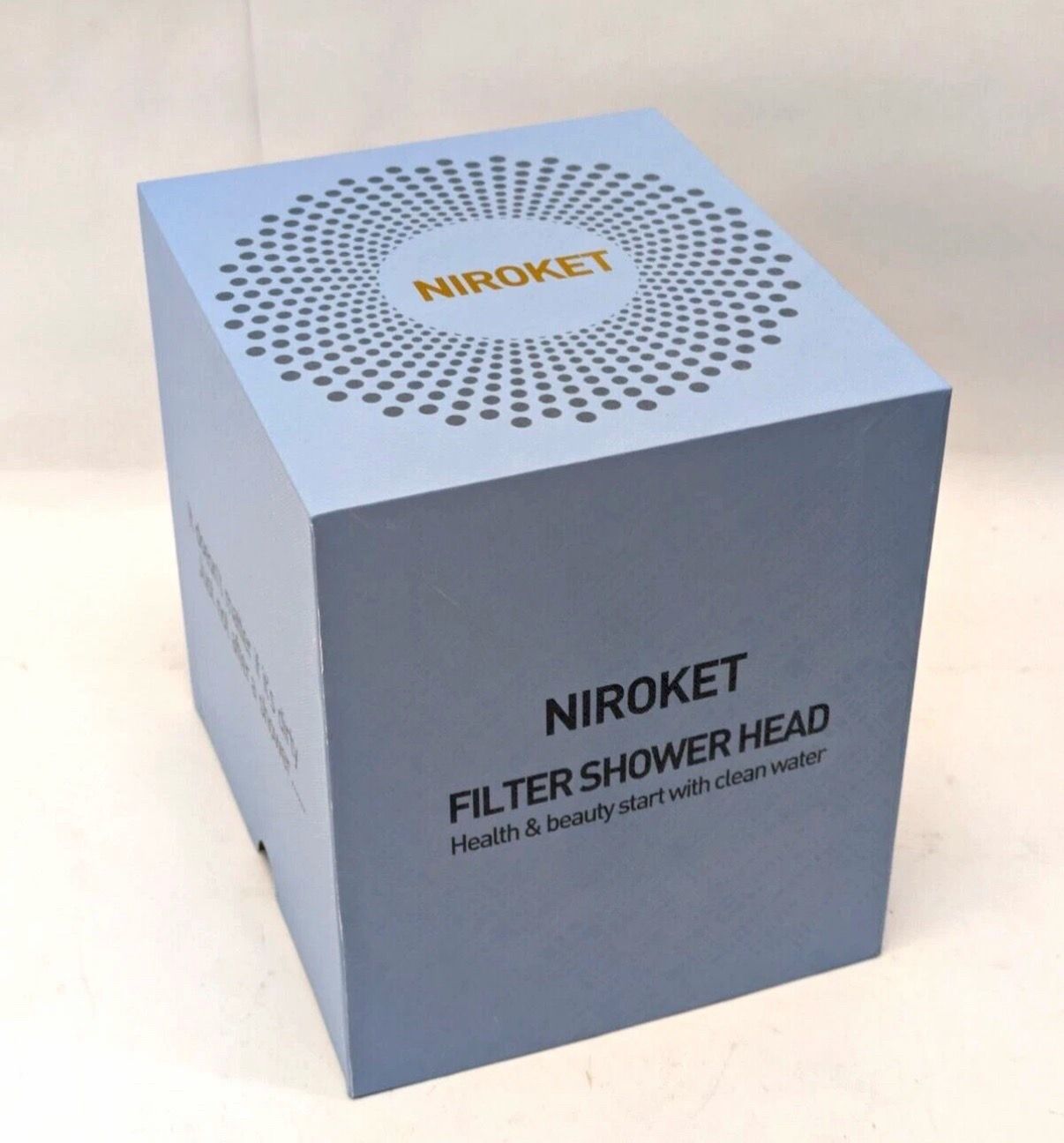 NIROKET Filtered Shower Head - High-Pressure Showerhead with Water Filter System