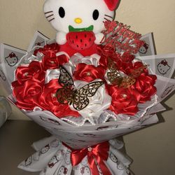 Eternal Roses / Rosas Eternas / Valentines Bouquet/ Hello Kitty