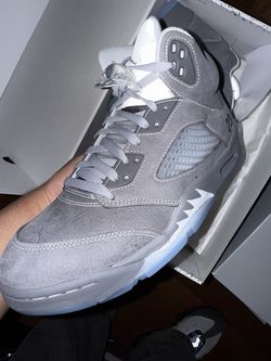 Jordan 5 Wolf grey sizes 7 7.5 8 8.5 9 9.5 10 10.5 11 12 available $340