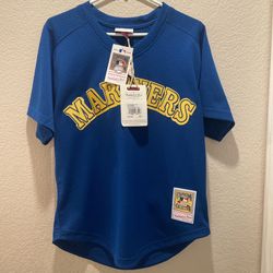 Authentic Ken Griffey Jr Seattle Mariners 1991 Pullover Jersey