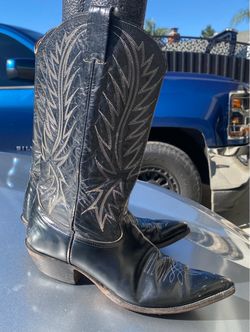 Nocona Vintage Black Boots size 9