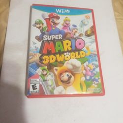 Nintendo wii u game Super Mario 3D world