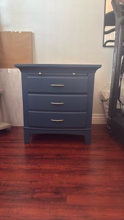 Blue nightstand