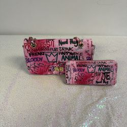 Graffiti Purse And Wallet
