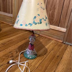 Vintage Rose Petal Lamp