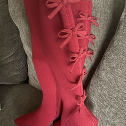 Torrid red boots 9.5 new 