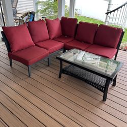 Patio Sectional And Table 