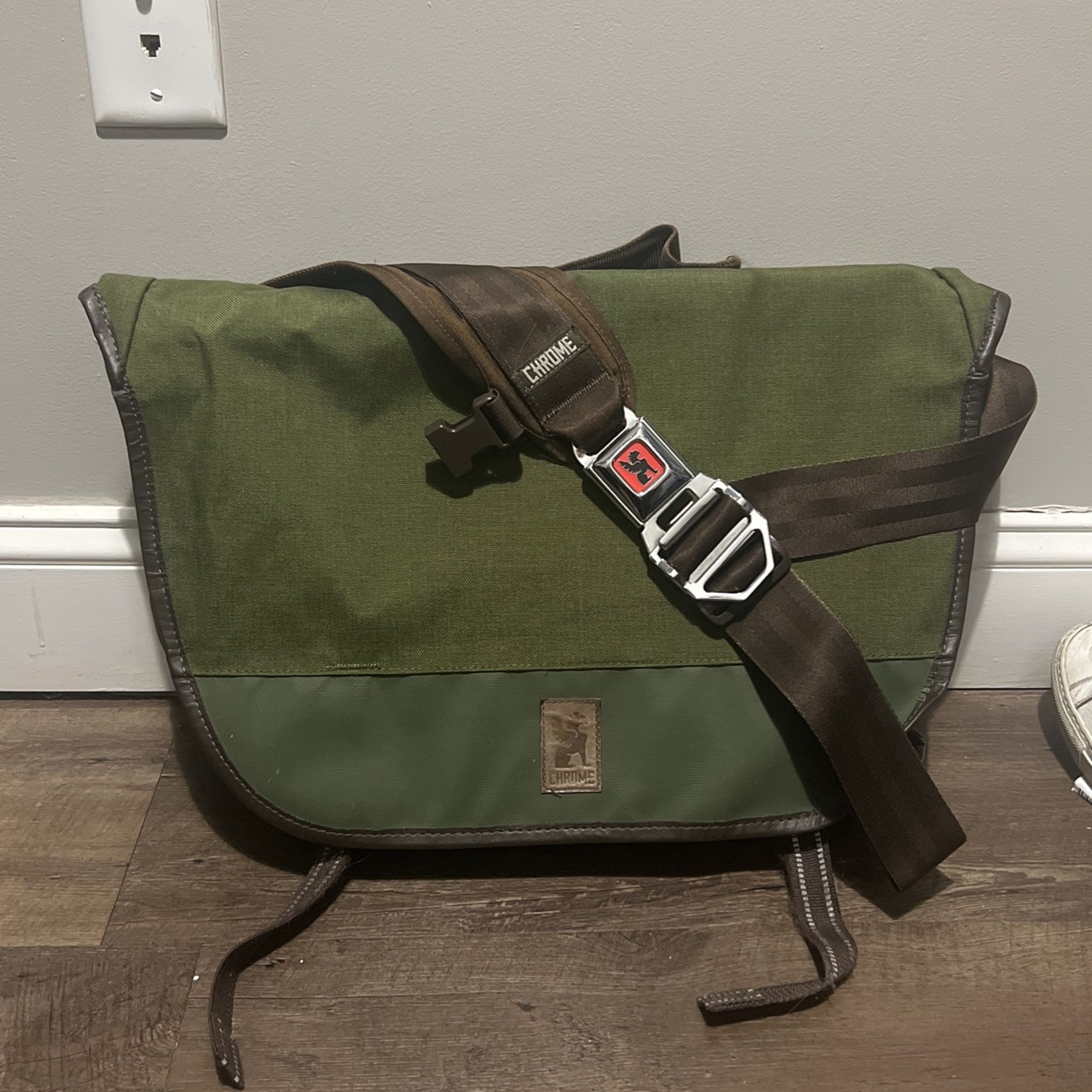 Chrome Messenger Bag