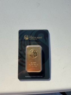 Perth Mint Gold Bar 1OZ 24k Gold