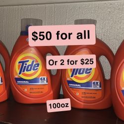 Tide Detergent 100oz