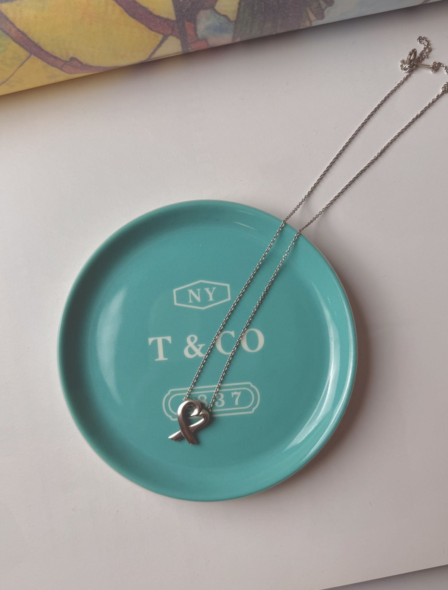 Tiffany & Co. Picasso Silver Heart Pendant Necklace