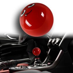 JDM Red Evil Smile Face Ball Manual Gear Stick Shift Knob Shifter UNIVERSAL -(3-SK-FAC-RD