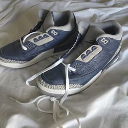 Jordan 3 Retro Georgetown - Midnight Navy/Cement Grey/White - 8M