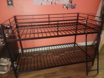 Double twin metal bunk  bed