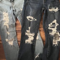 America Eagle Jeans (2pcs) Size 0