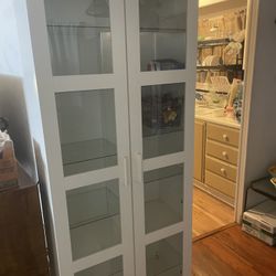 Storage cobination glass door