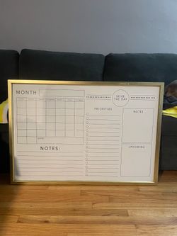 Whiteboard calendar