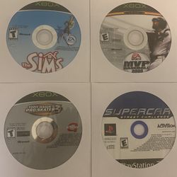 The Sims, MVP 2005, Tony Hawk Pro Skater 3 Original Xbox Bundle