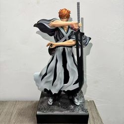 Anime Kurosaki Ichigo Figure Statue 35 cm Mugetsu Ichigo Action Figure PVC Model Desktop Decoration Collectible Figure