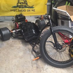 Custom Gas-Powered Drift Trike