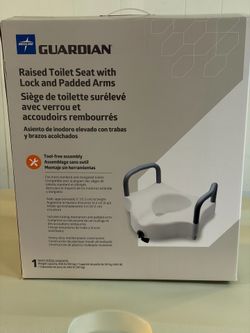 Raised toilet seat