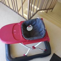 Fold Baby Walker  & Food Tray Working Great Like New Only  $20