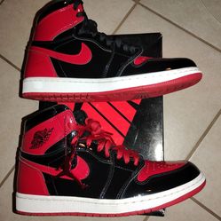 Jordan 1 high patent bred