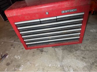 Vintage Craftsman 6 drawer toolbox