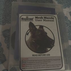 Dog Muzzle Soft Mesh Covered Muzzles for Extra Small Dogs new 