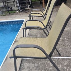 Pool Or Patio Chairs Set 3
