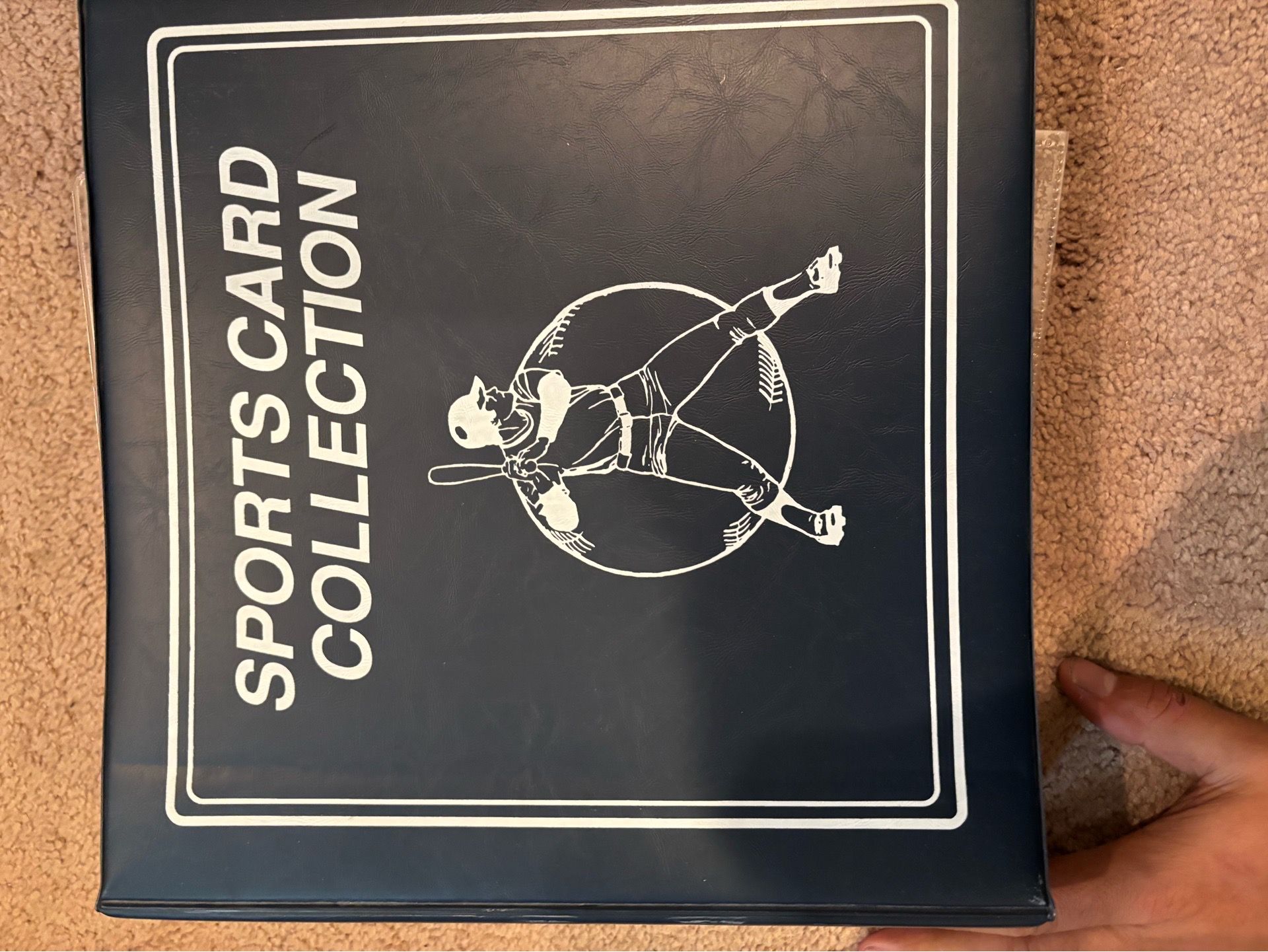 Baseball card binder