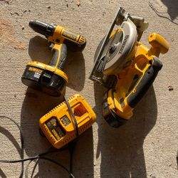 Dewalt Battery Tool Set 