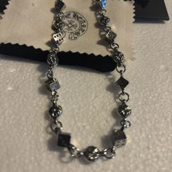 Vintage Chrome Hearts Dice Dices Necklace 22inch Brand New Super Nice 