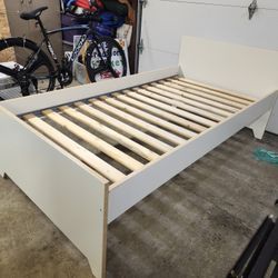 Ikea Twin bedframe 
Complete! 
