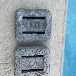 (2) 5 LB Leadex Dive Weights Scuba Diving