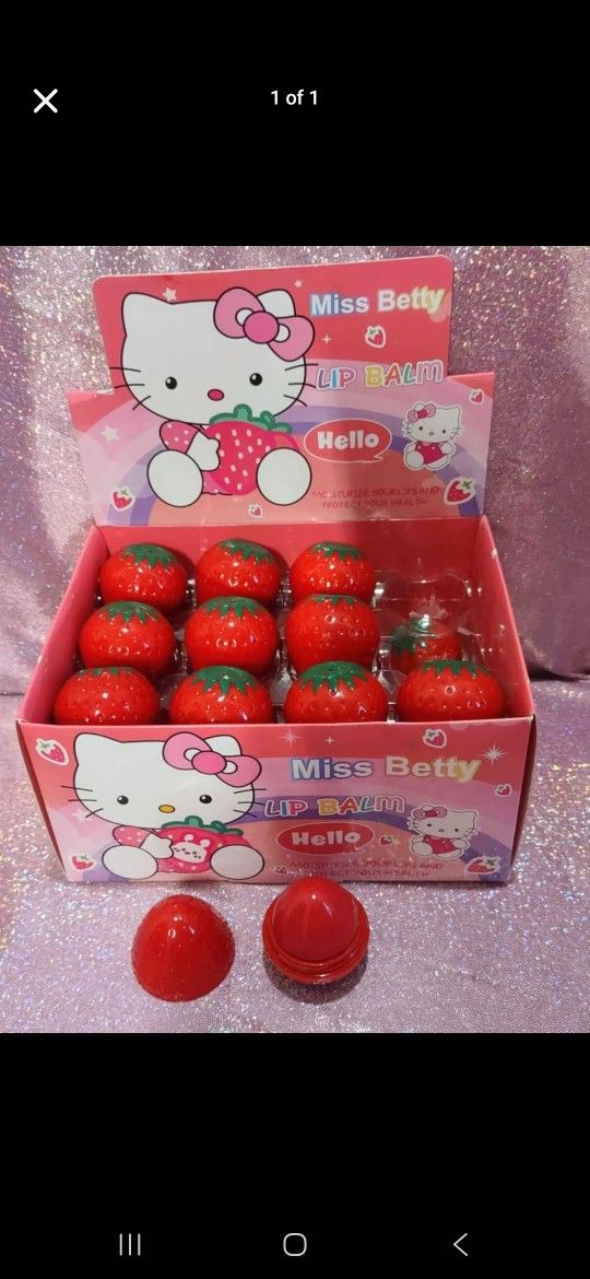 New Strawberry Lip Balms - $1 Each