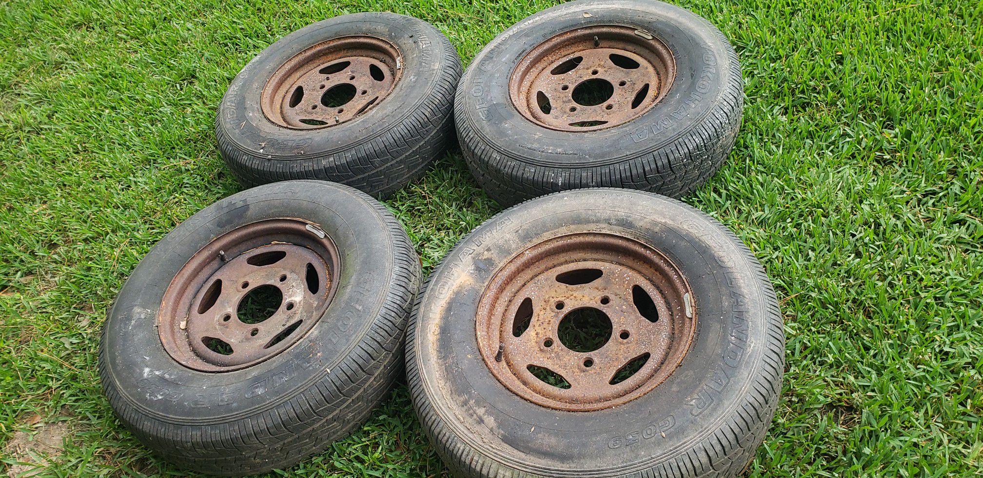 235/80R16 four tires