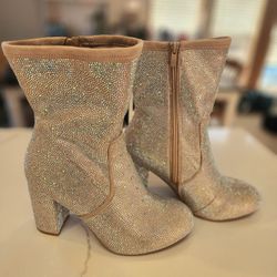 Bedazzled Booties Size 10