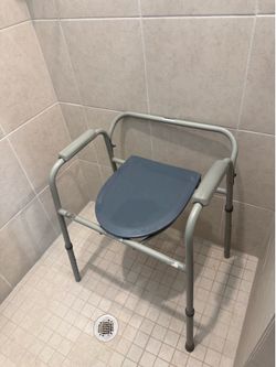Handicap chair fir bathroom.
