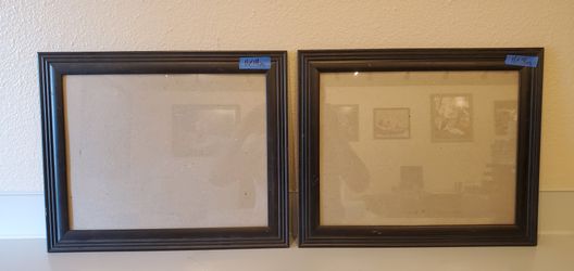 2 -11x14in black frames