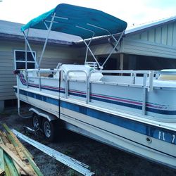 22ft Godfrey Fundeck Boat 