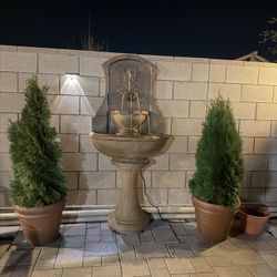 Wall Sunflower Fountain 6 Feet high