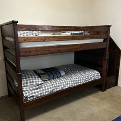 Solid Wood Bunk Twin Beds